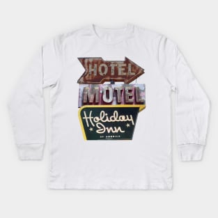 Hotel Motel Holiday Inn, Sugar Hill Gang, Old Skool Hip Hop Kids Long Sleeve T-Shirt